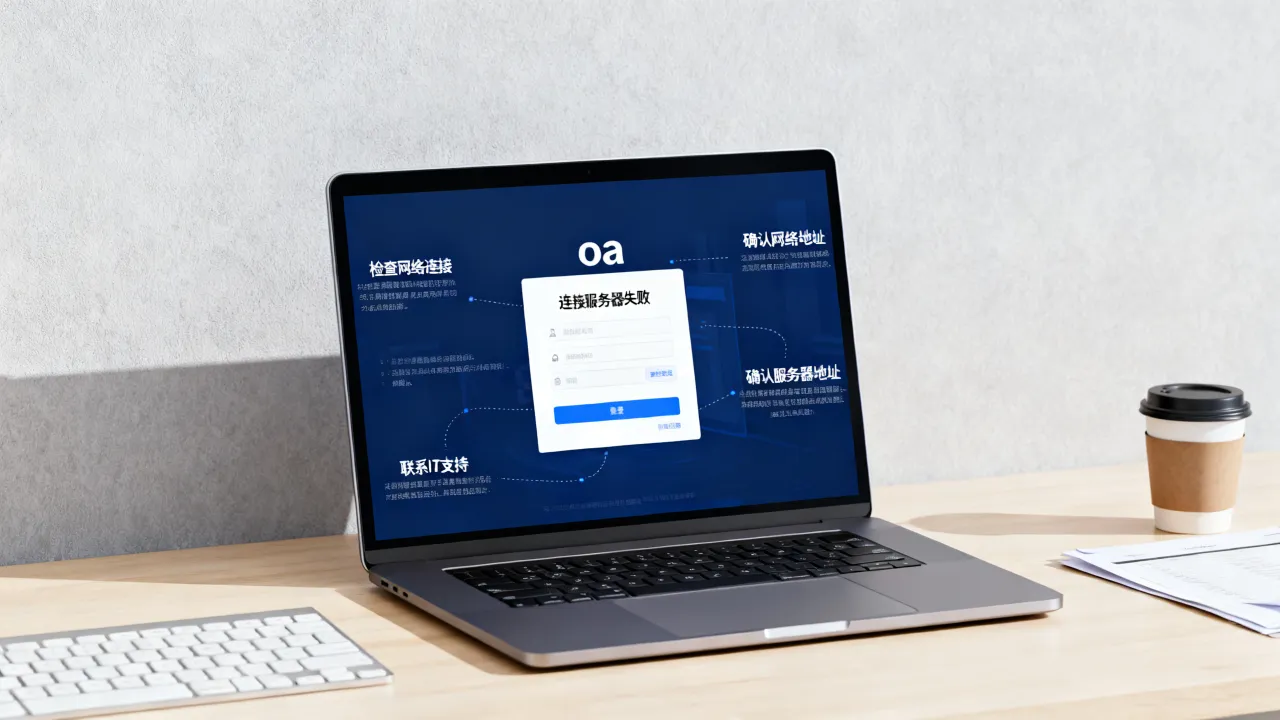 为什么登录oa显示连接服务器失败，oa系统登录服务器连接不上怎么解决？