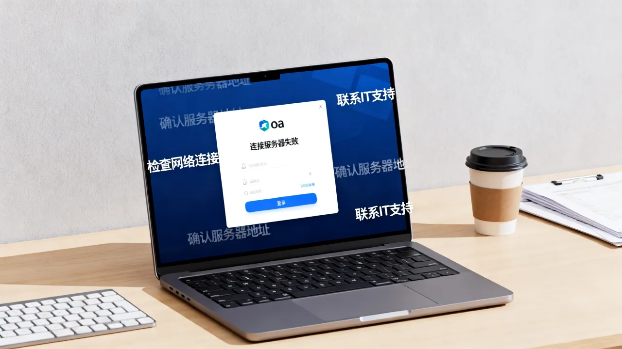 为什么登录oa显示连接服务器失败，oa系统登录服务器连接不上怎么解决？