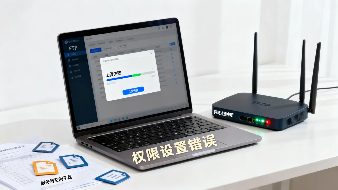 为什么不能上传文件到FTP服务器，FTP上传失败是什么原因？