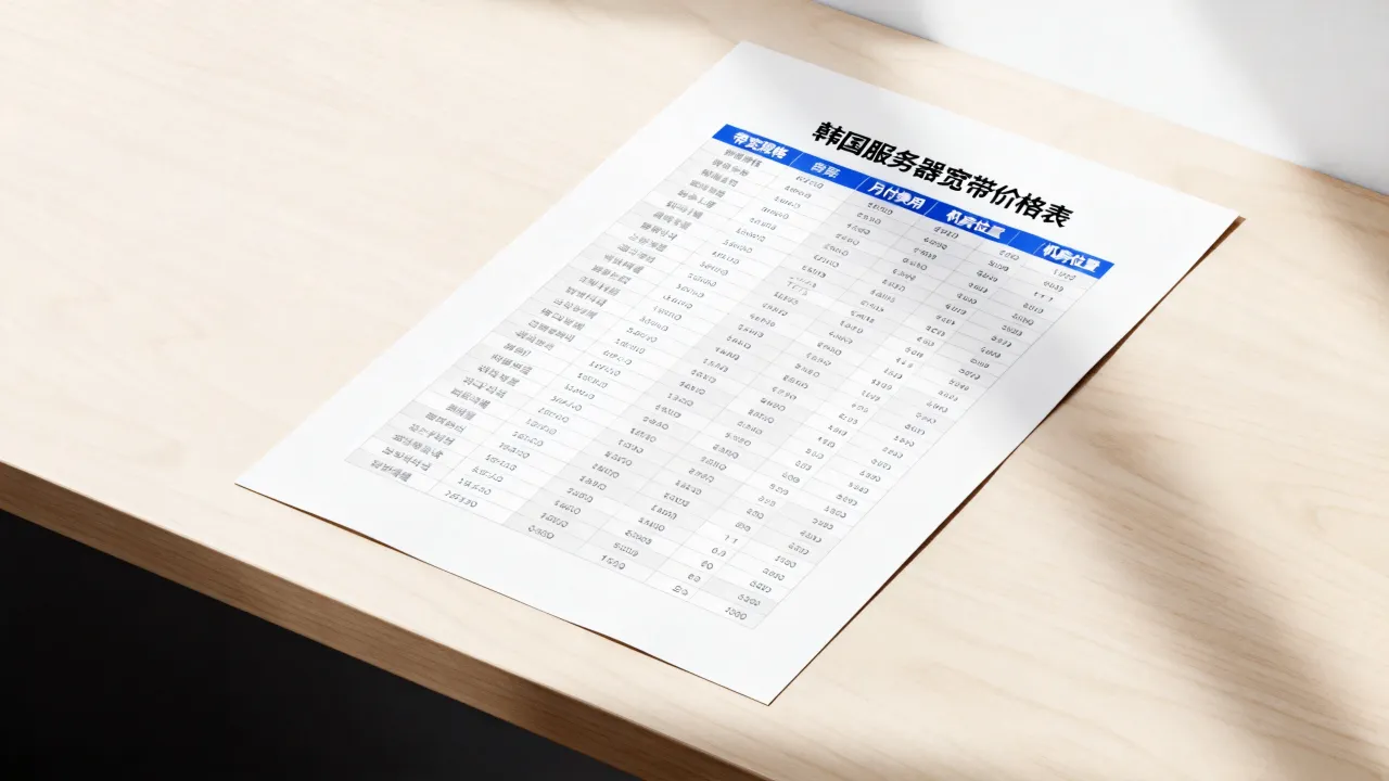 韩国服务器宽带价格表多少钱？韩国机房带宽月付费用贵吗