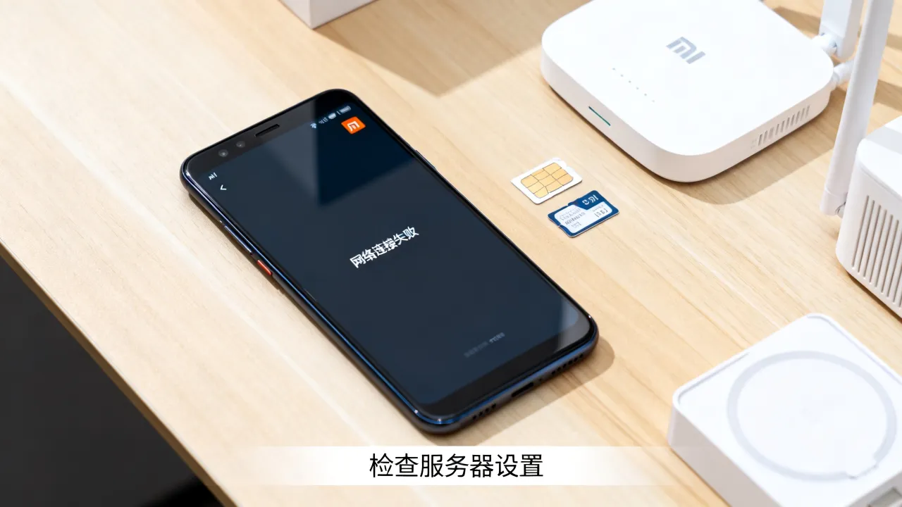 为什么小米note3开不了网络连接服务器，是什么原因？