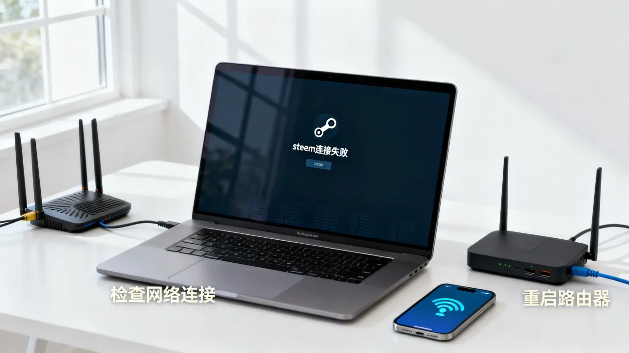 steam为什么连接不上网络连接服务器，steam连接不上服务器原因及解决方法