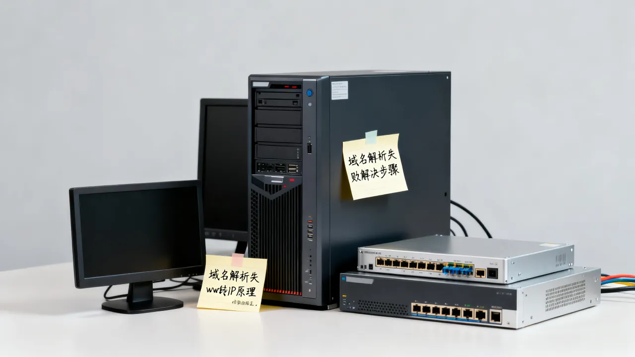 www转为IP为什么是服务器，域名解析失败怎么解决？