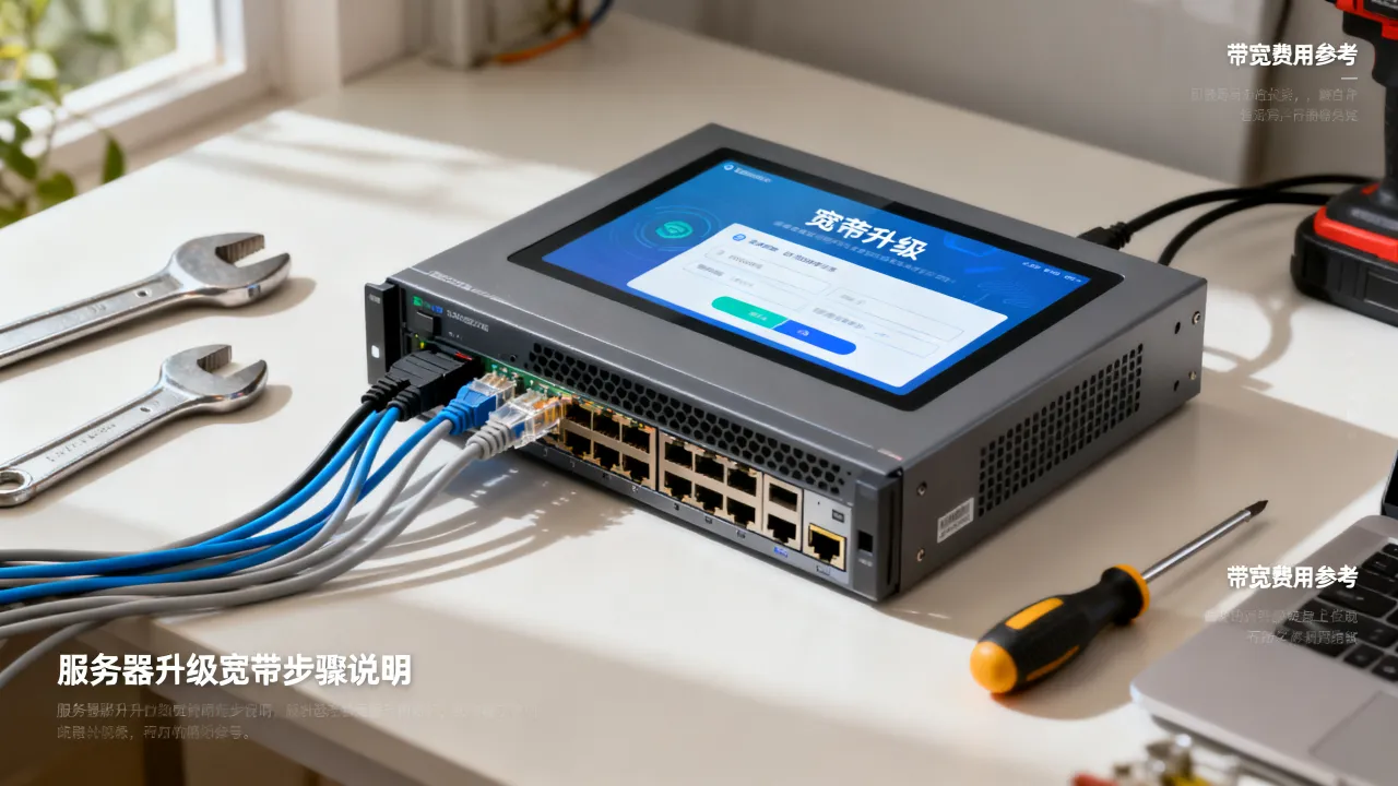 服务器怎么升级宽带，服务器升级带宽需要多少钱？