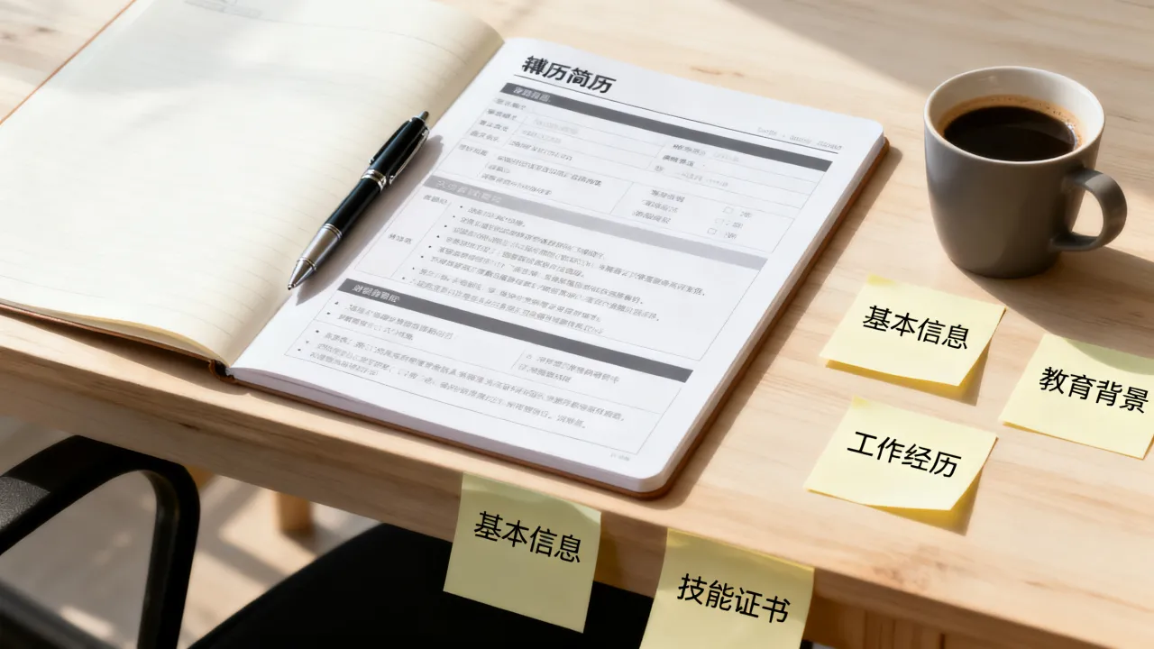 简历如何撰写，包含哪些核心要点？