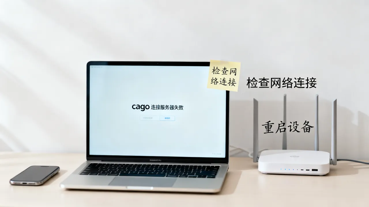 cago为什么连接服务器失败，连接超时怎么解决