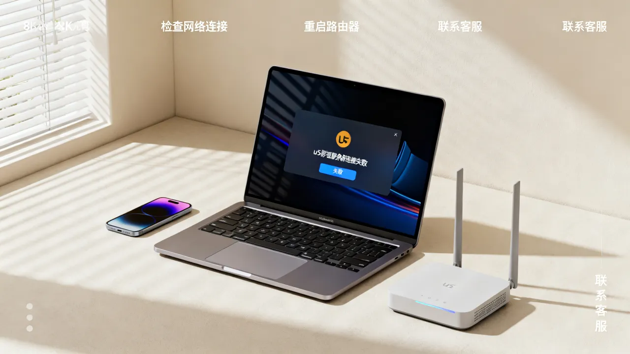 为什么u5影视服务器连接不了，u5影视连接失败怎么解决？