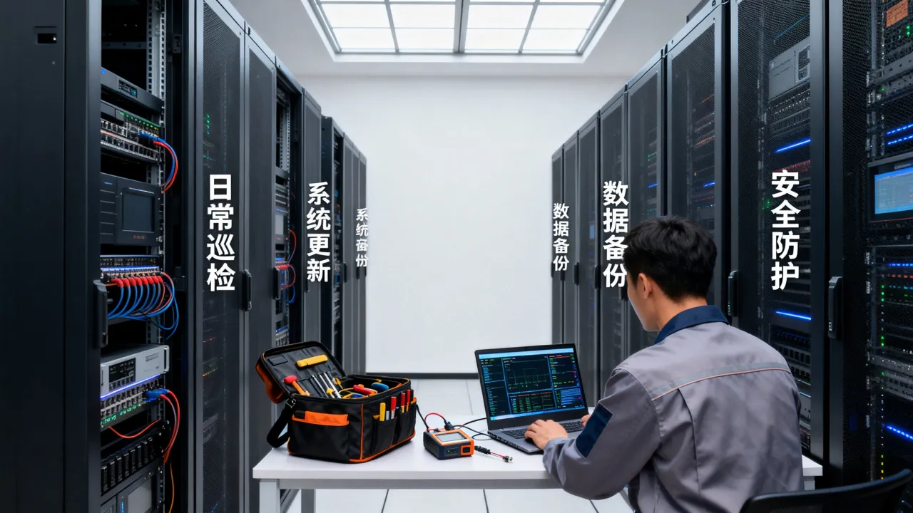 服务器运维措施有哪些？如何做好日常维护与安全管理