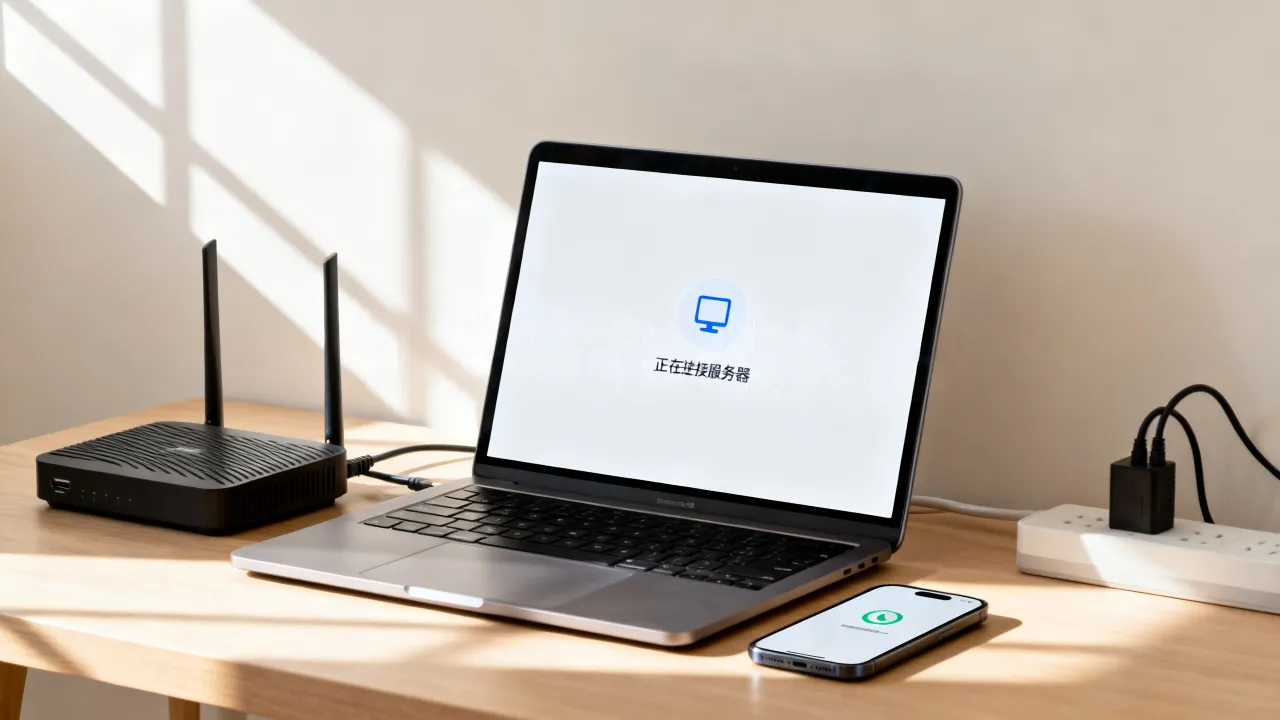为什么lo总是正在连接服务器，lo一直正在连接服务器怎么办