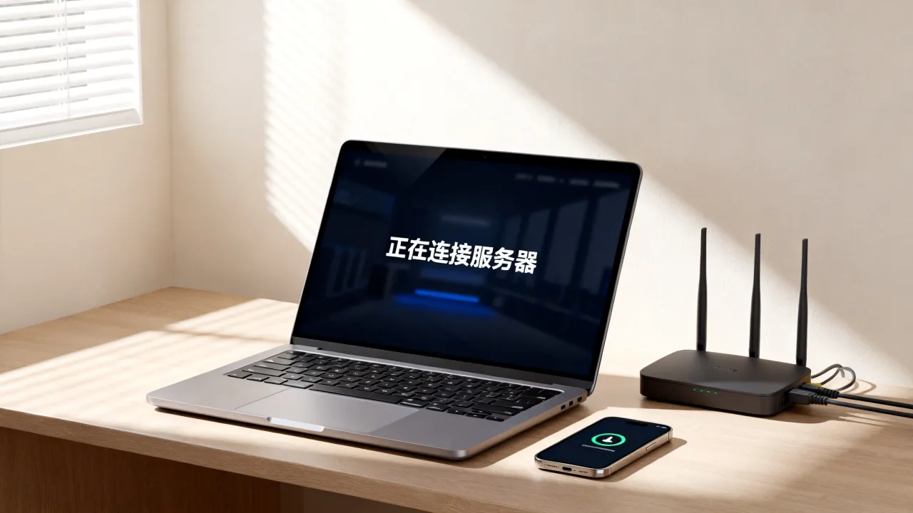为什么lo总是正在连接服务器，lo一直正在连接服务器怎么办