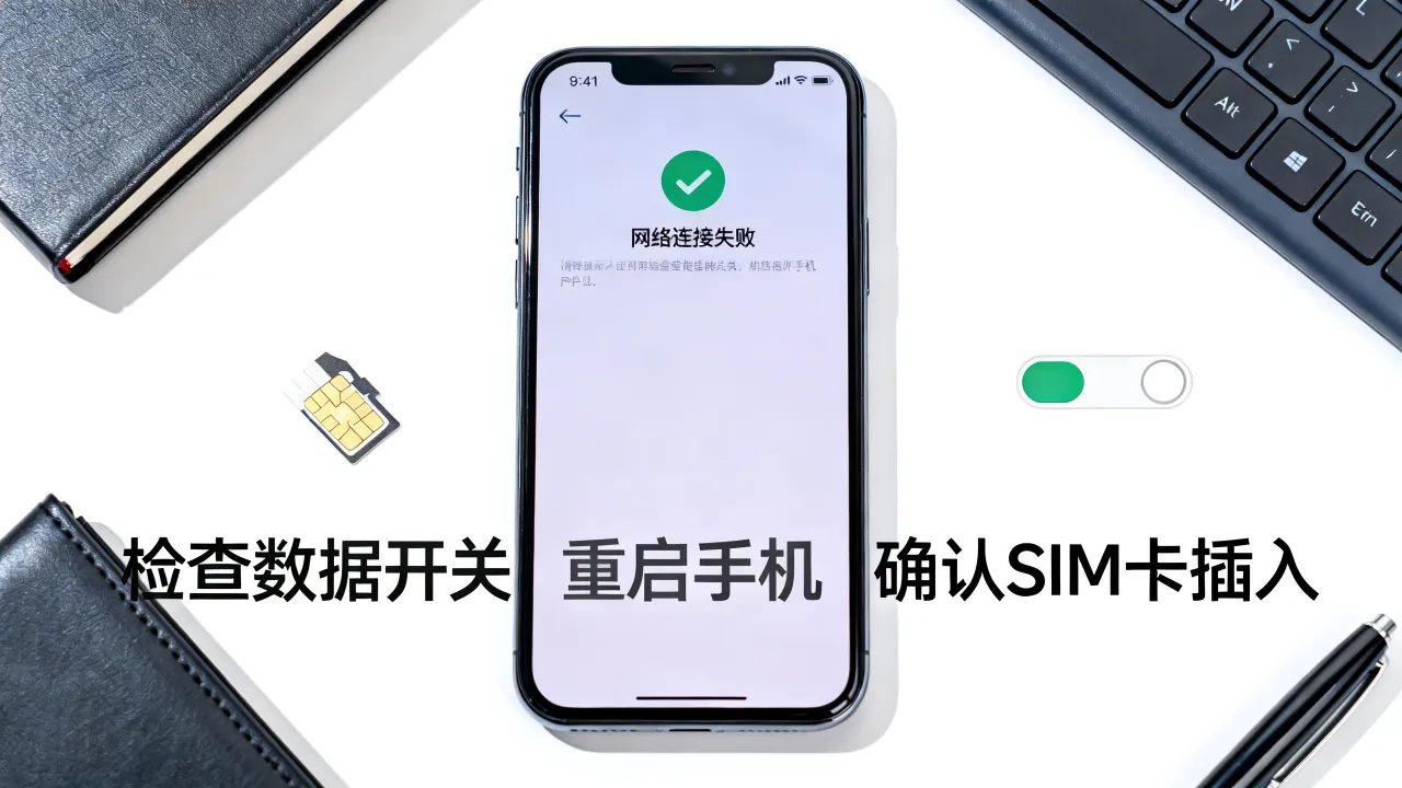 为什么手机QQ用不了数据连接到服务器，网络连接失败怎么解决？