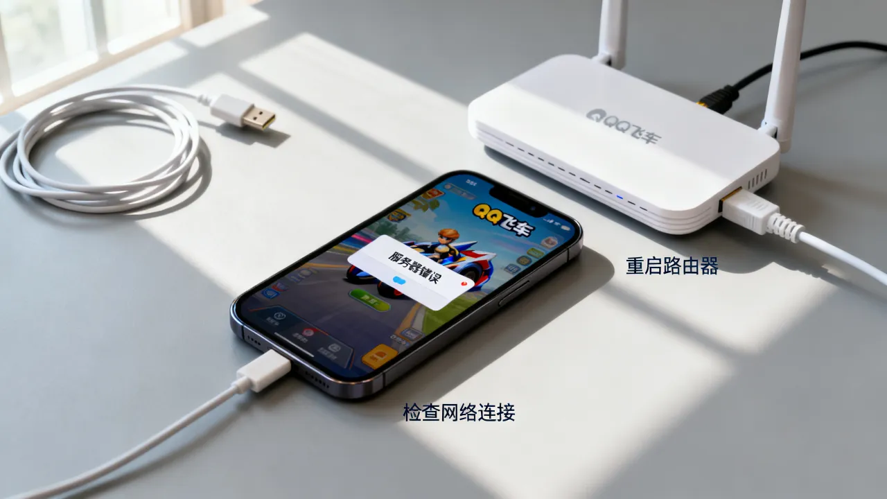 QQ飞车为什么说服务器错误，服务器错误怎么办？