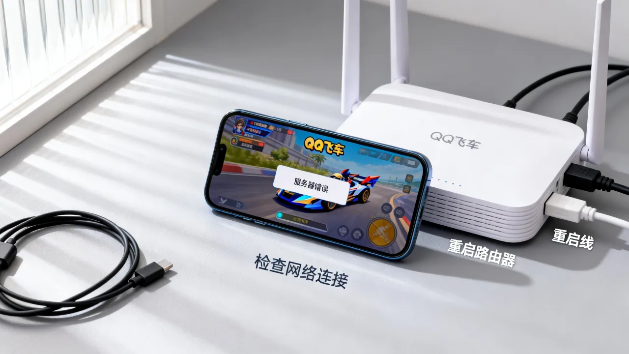 QQ飞车为什么说服务器错误，服务器错误怎么办？