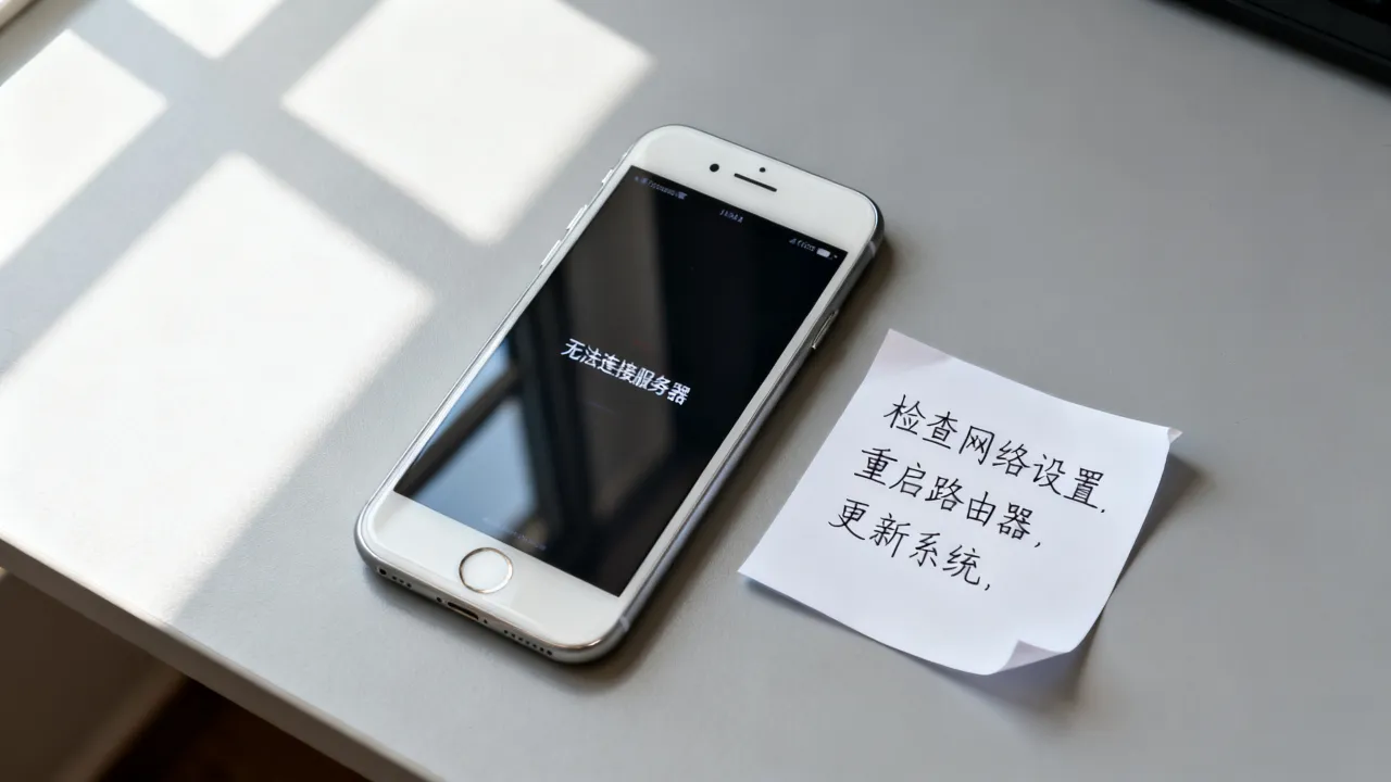 ios为什么连接服务器失败怎么办，苹果连不上服务器怎么回事