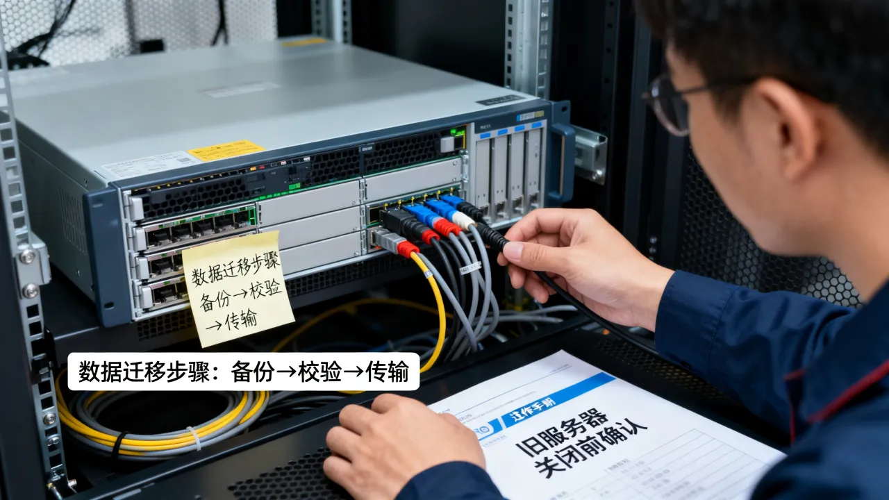 拓维旧服务器关闭了是怎么回事，如何迁移数据