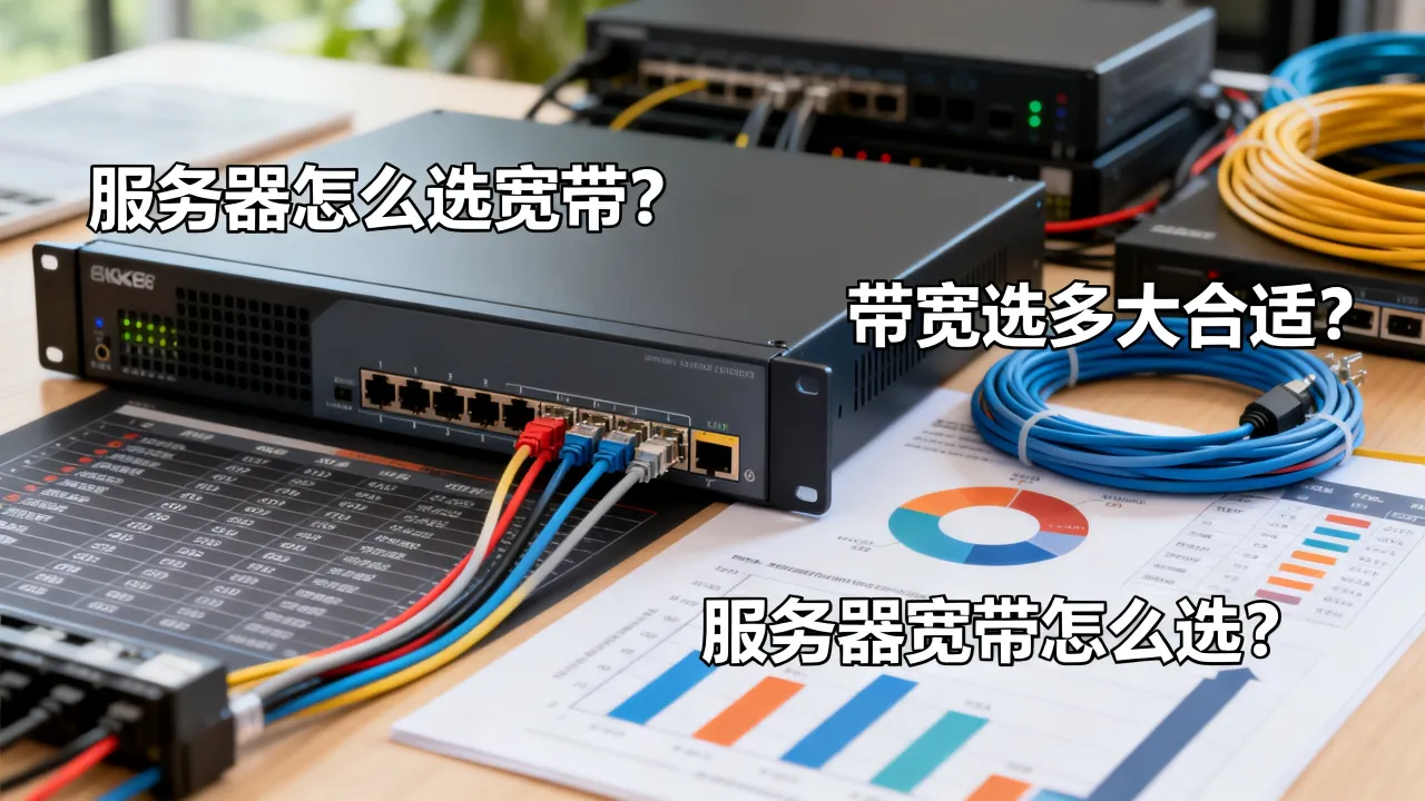 服务器怎么选宽带？服务器带宽选多大合适，服务器宽带怎么选？