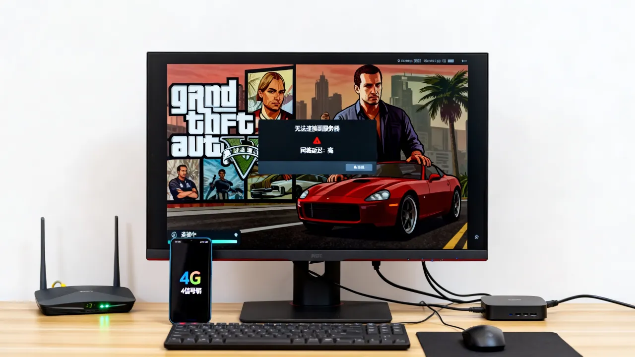 为什么gta5服务器进不去，为什么侠盗猎车手5线上模式连不上？