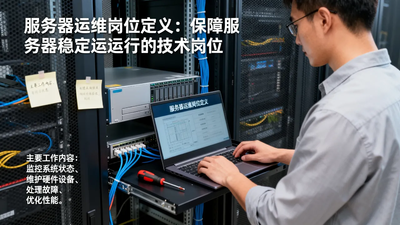 服务器运维是什么岗位，服务器运维主要工作内容有哪些？