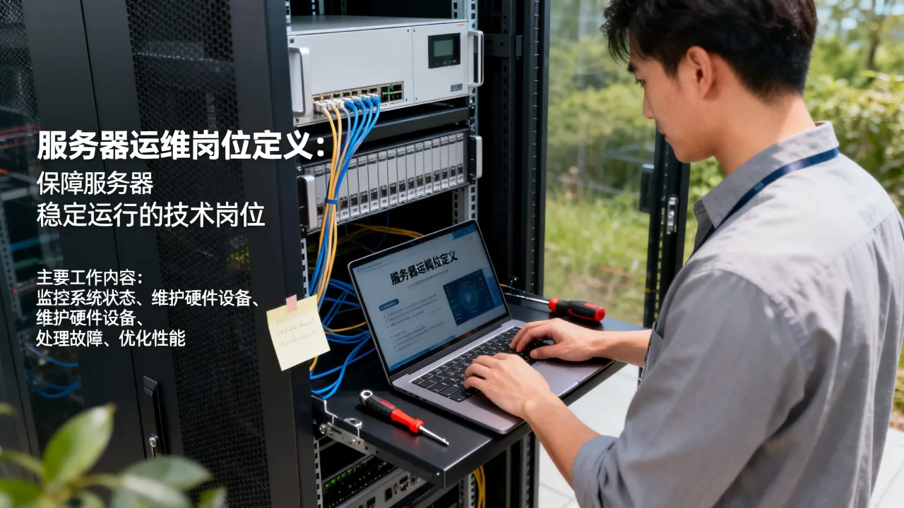 服务器运维是什么岗位，服务器运维主要工作内容有哪些？