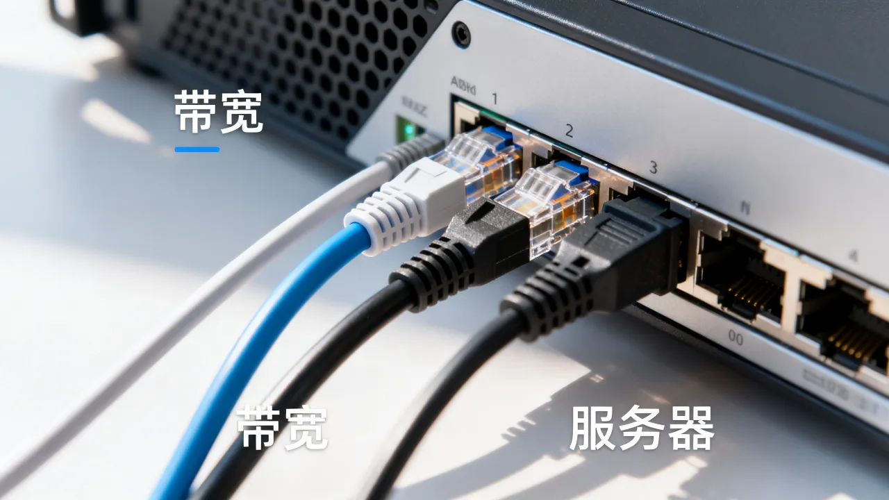 服务器能带多大的宽带?带宽选择要考虑哪些因素?