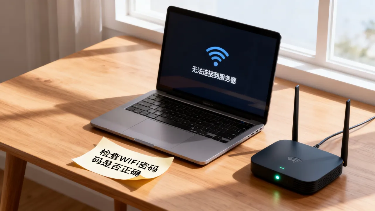 为什么无线连接服务器失败，电脑连不上WiFi无法访问网络怎么办