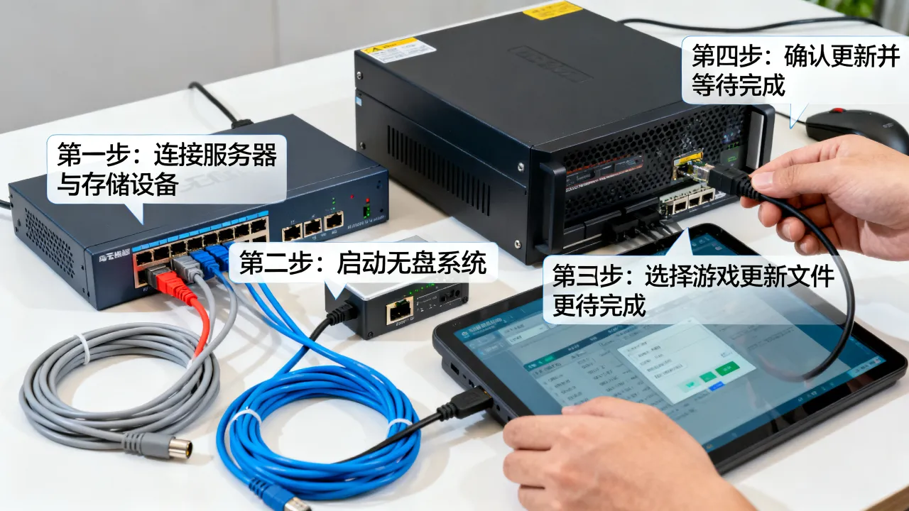 网维服务器更新游戏怎么操作？无盘更新游戏详细步骤