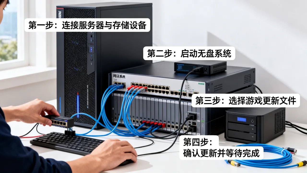 网维服务器更新游戏怎么操作？无盘更新游戏详细步骤