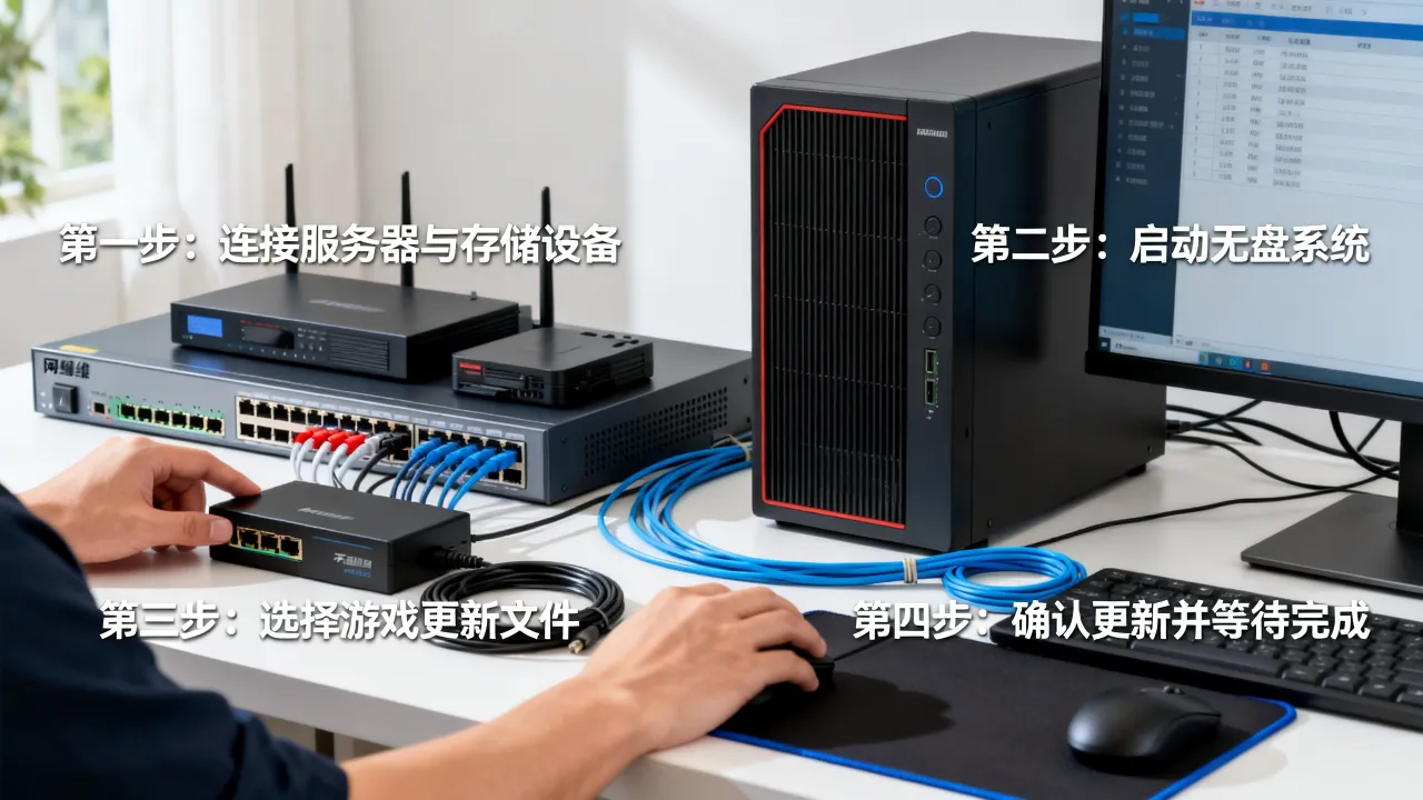 网维服务器更新游戏怎么操作？无盘更新游戏详细步骤