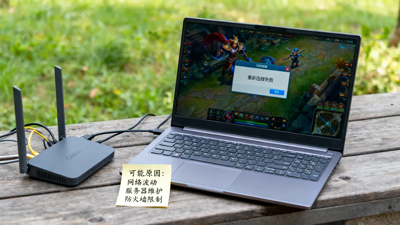 为什么lol重新连接无法连接服务器，英雄联盟连接服务器失败原因