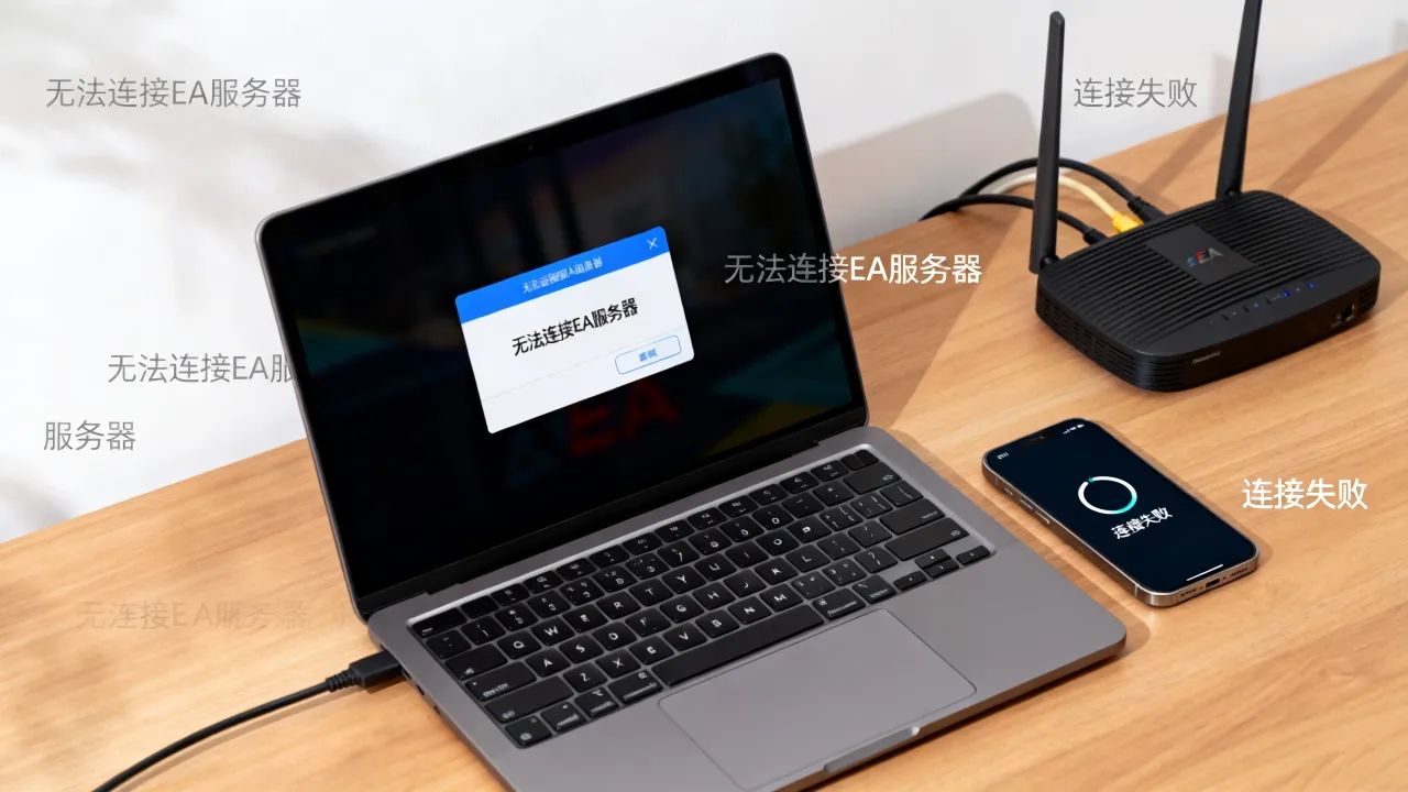 为什么无法连接到ea服务器，连接ea服务器失败一直转圈什么原因