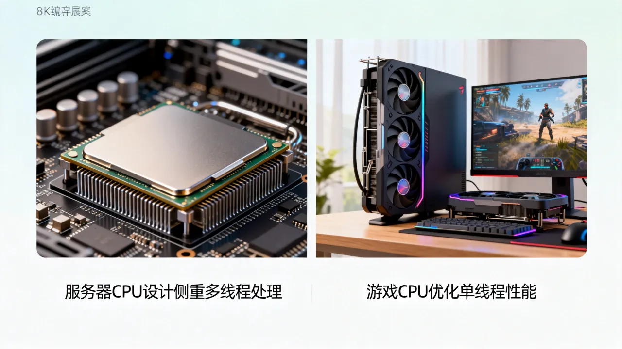 服务器cpu为什么打游戏不行，服务器cpu不适合玩游戏吗