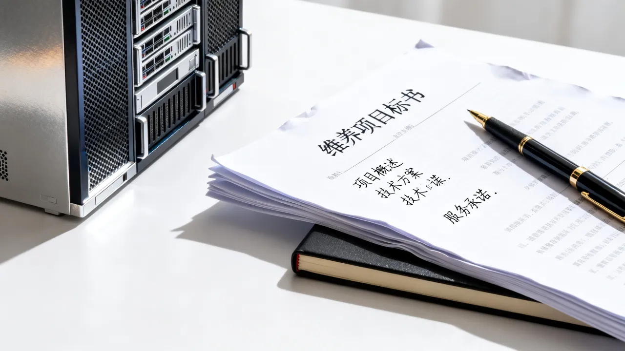 服务器维保项目标书怎么编写才专业，投标文件制作要点