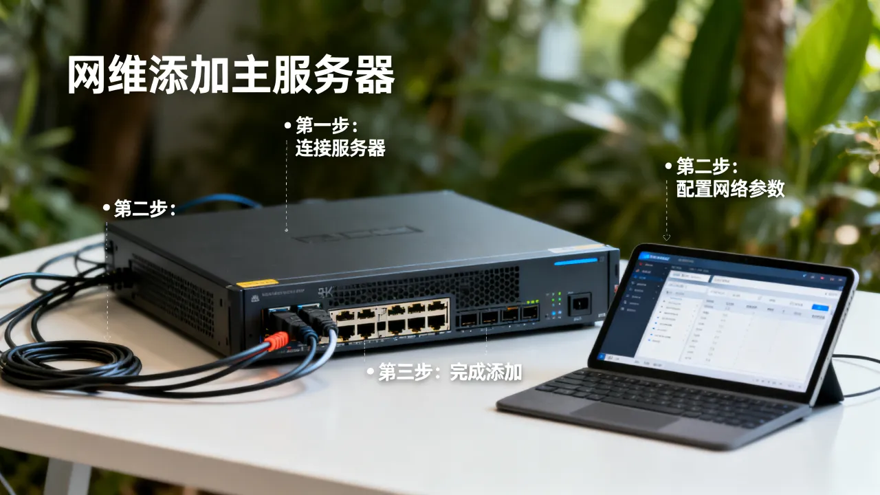 网维添加主服务器怎么做？，网维添加主服务器图文教程