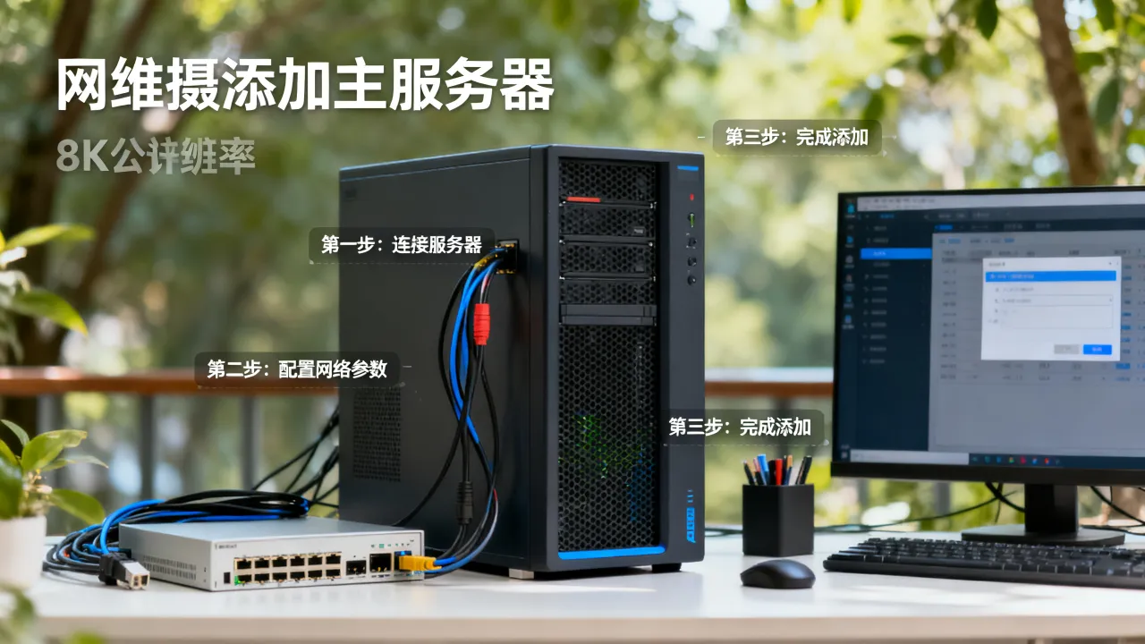 网维添加主服务器怎么做？，网维添加主服务器图文教程