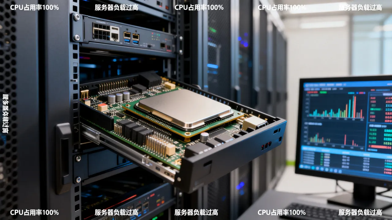网站服务器CPU跑满怎么回事，CPU占用率100%如何解决