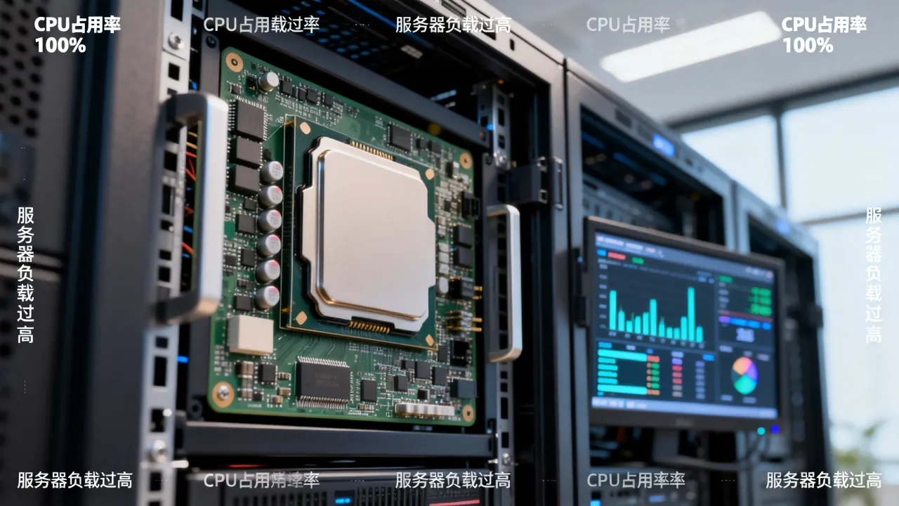 网站服务器CPU跑满怎么回事，CPU占用率100%如何解决