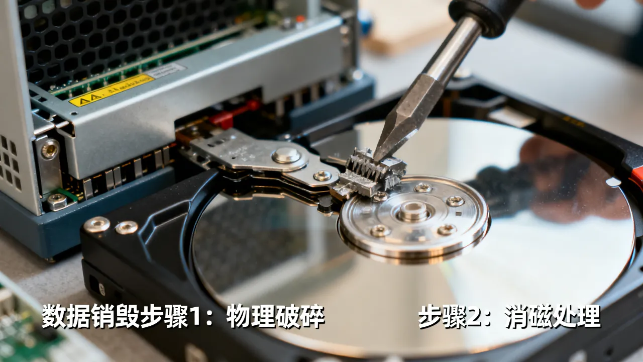 服务器硬盘为什么销毁？数据安全销毁方法有哪些？