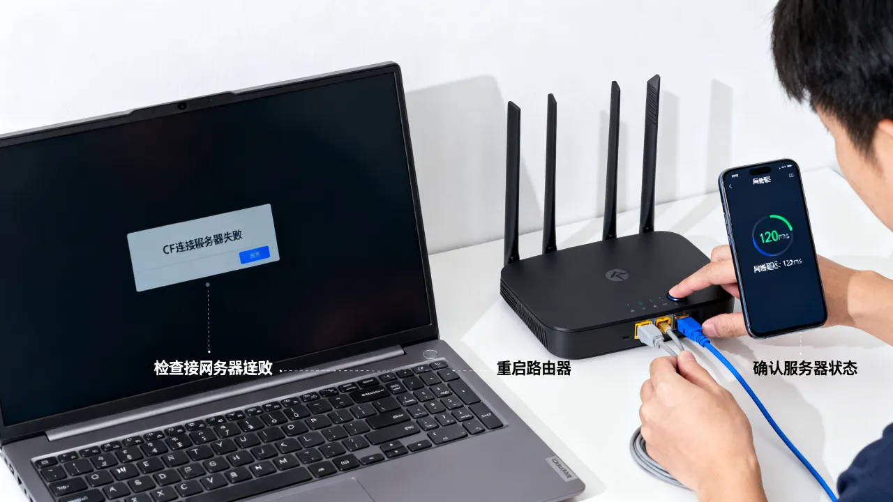 cf为什么无法连接服务器失败，cf连接服务器超时怎么解决