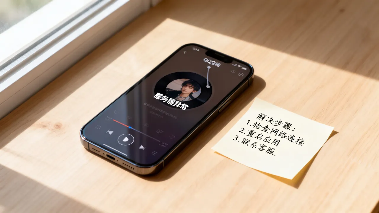 QQ空间音乐播放为什么服务器异常？如何快速解决