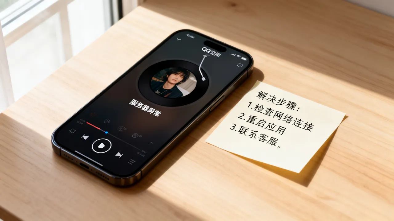 QQ空间音乐播放为什么服务器异常？如何快速解决