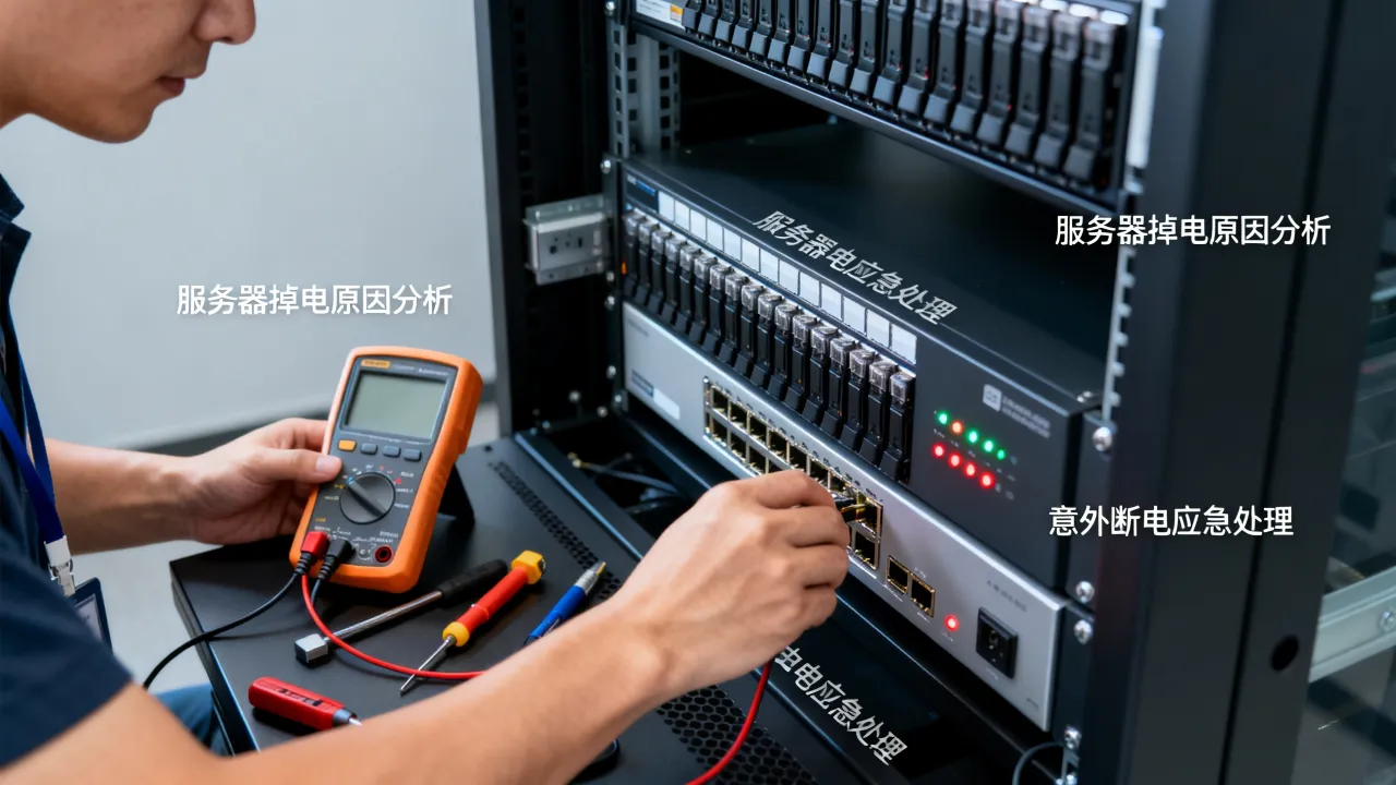 服务器掉电为什么，服务器意外断电怎么解决