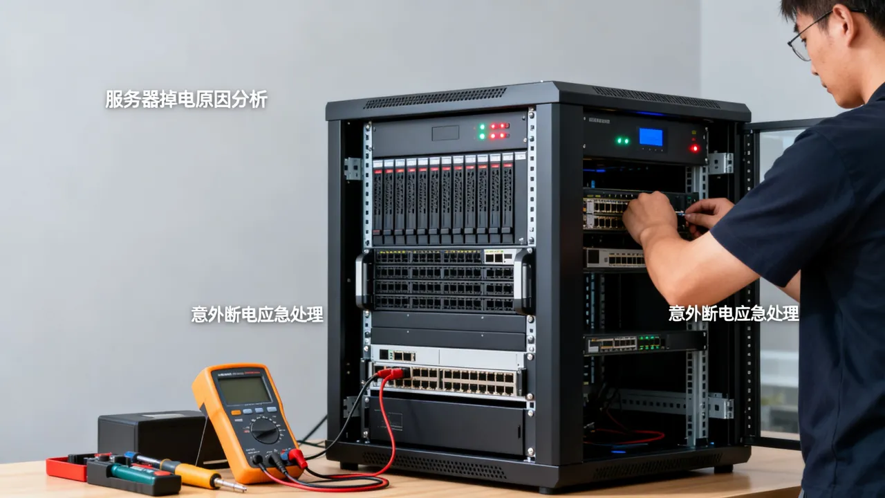 服务器掉电为什么，服务器意外断电怎么解决