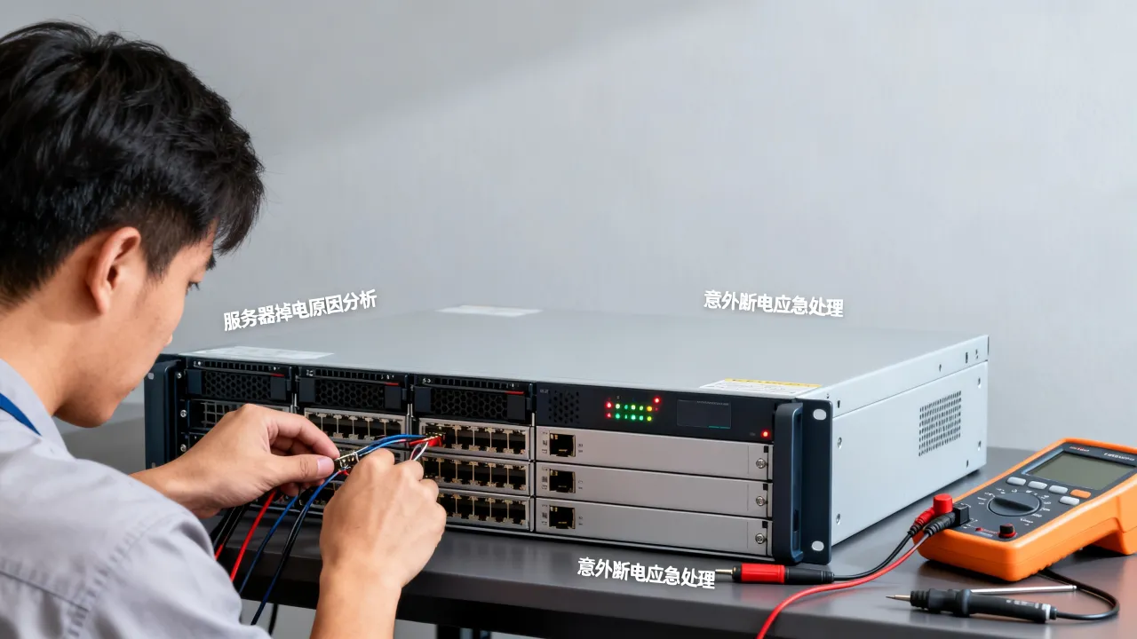 服务器掉电为什么，服务器意外断电怎么解决