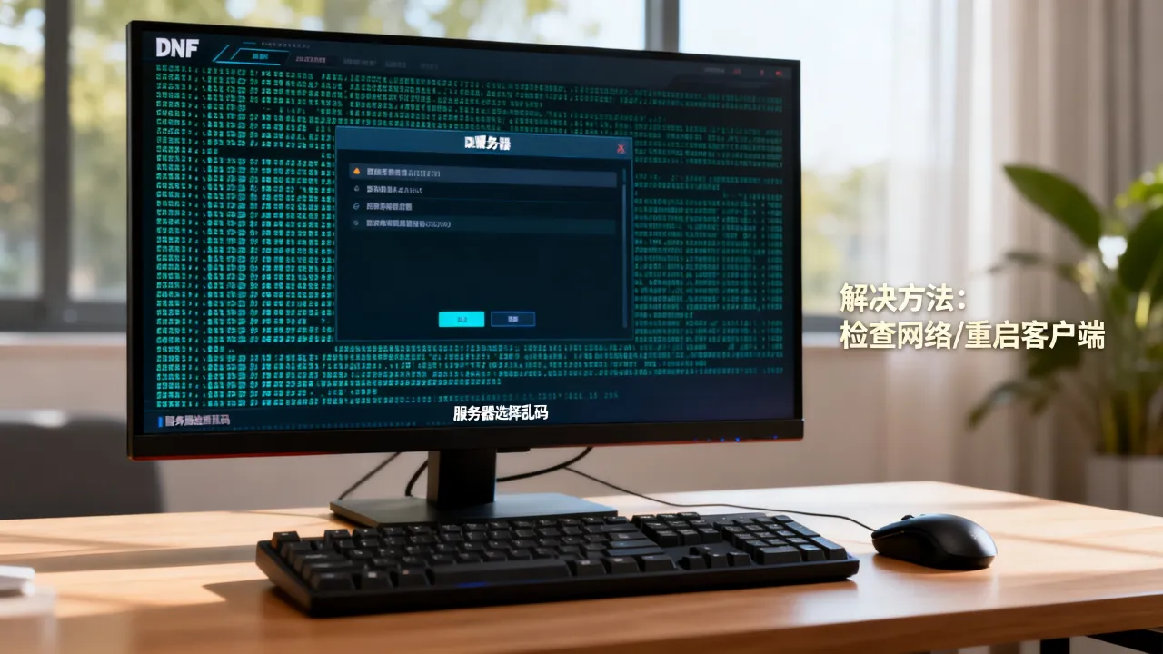 dnf为什么选择服务器是乱码,乱码怎么解决 dnf为什么选择服务器是乱码,乱码怎么解决