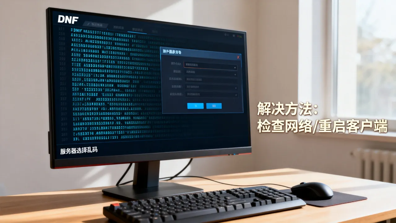dnf为什么选择服务器是乱码,乱码怎么解决 dnf为什么选择服务器是乱码,乱码怎么解决