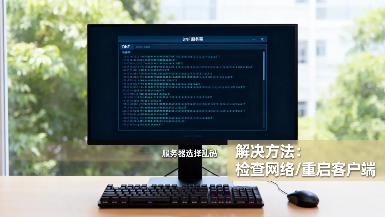 dnf为什么选择服务器是乱码,乱码怎么解决 dnf为什么选择服务器是乱码,乱码怎么解决