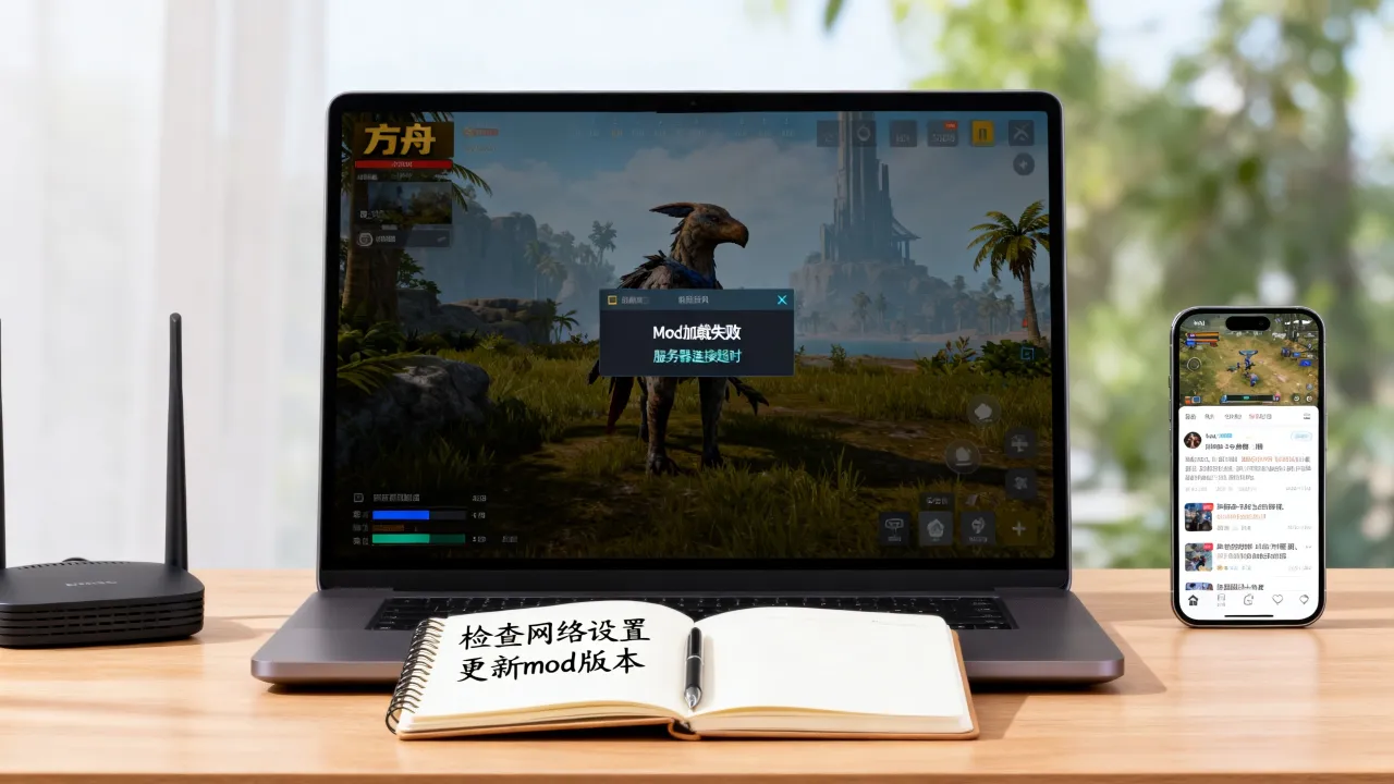 方舟为什么带mod的服务器我进不去，进不去怎么办？