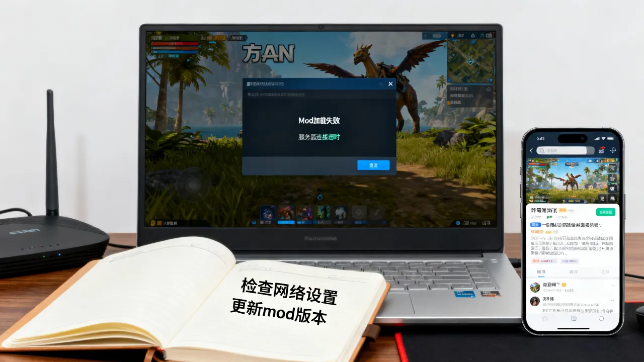 方舟为什么带mod的服务器我进不去，进不去怎么办？