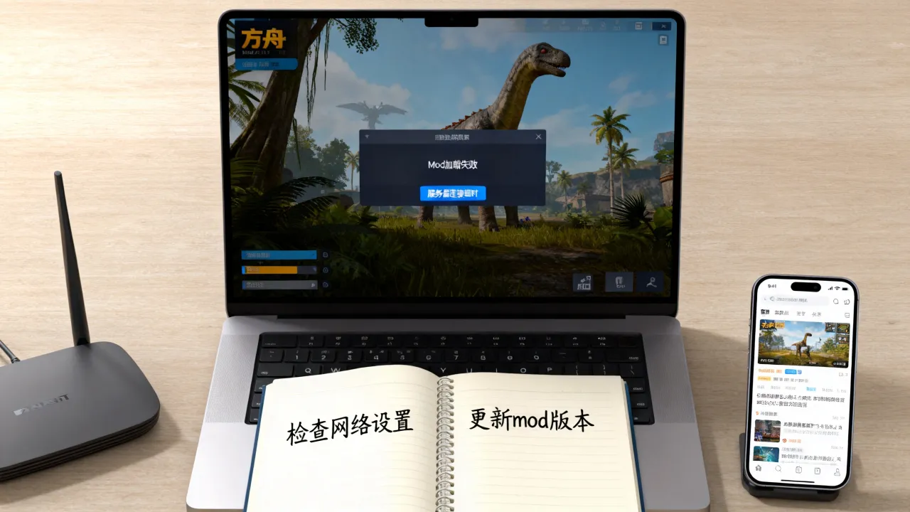 方舟为什么带mod的服务器我进不去，进不去怎么办？