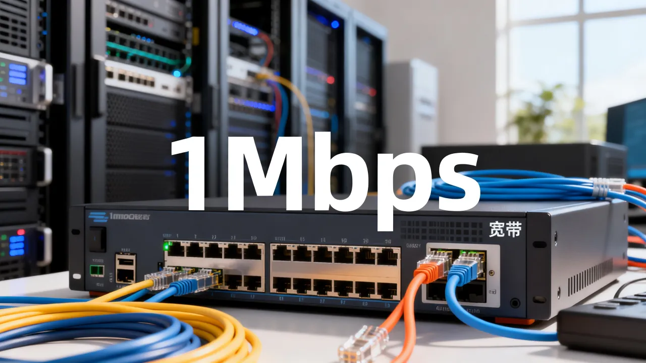 服务器1mbps是多少宽带，1Mbps等于多少兆宽带？